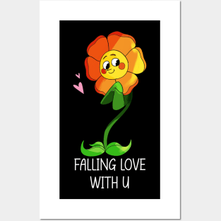 FALLING LOVE WITH U Posters and Art